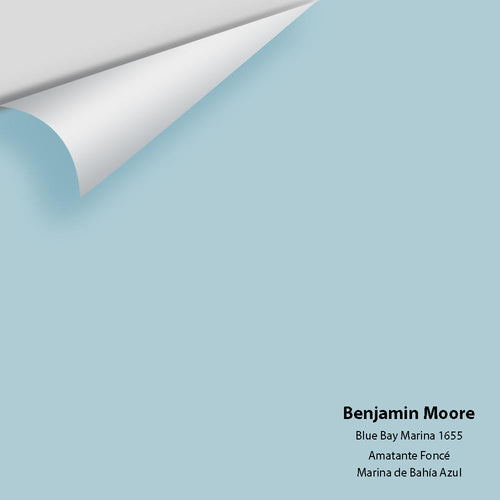 Benjamin Moore - Blue Bay Marina 1655 Peel & Stick Color Sample