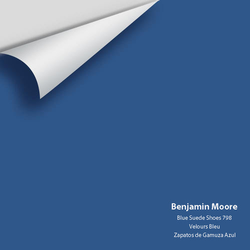 Benjamin Moore - Blue Suede Shoes 798 Peel & Stick Color Sample