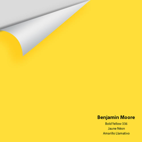 Benjamin Moore - Bold Yellow 336 Peel & Stick Color Sample