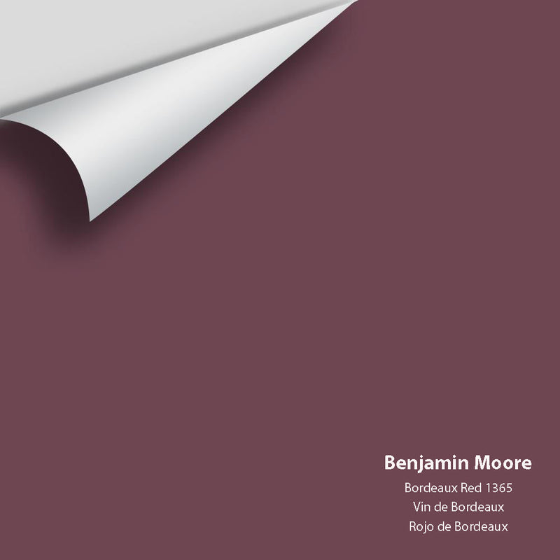 Benjamin Moore - Bordeaux Red 1365 Peel & Stick Color Sample