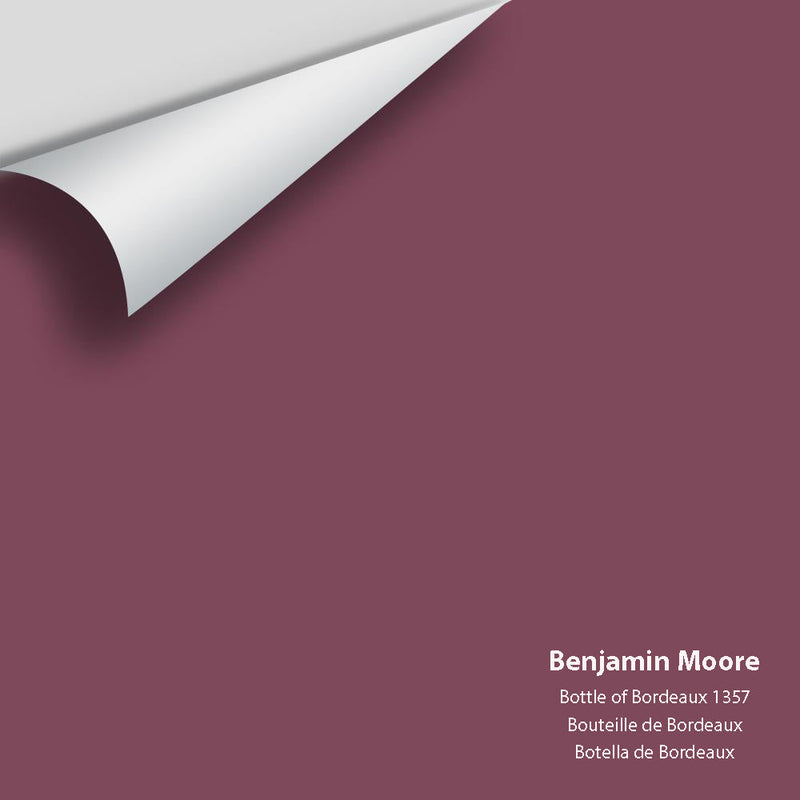 Benjamin Moore - Bottle Of Bordeaux 1357 Peel & Stick Color Sample