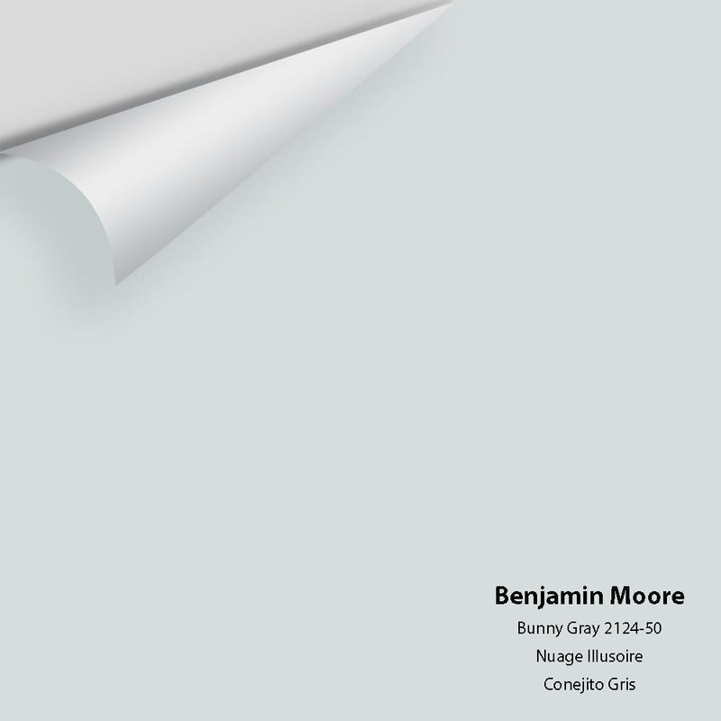 Benjamin Moore - Bunny Gray 2124-50 Peel & Stick Color Sample