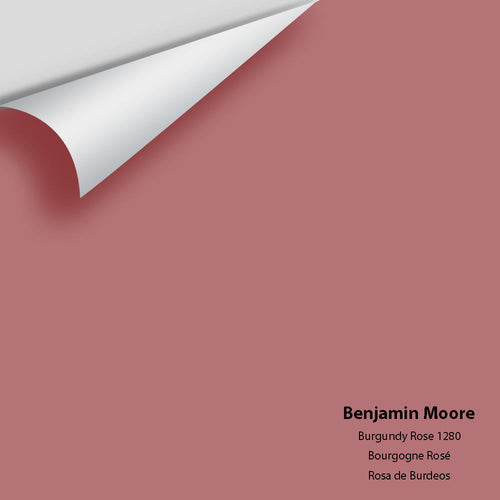 Benjamin Moore - Burgundy Rose 1280 Peel & Stick Color Sample
