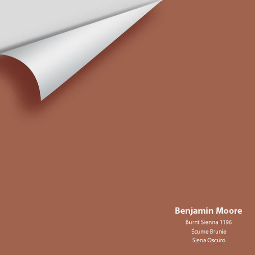 Benjamin Moore - Burnt Sienna 1196 Peel & Stick Color Sample