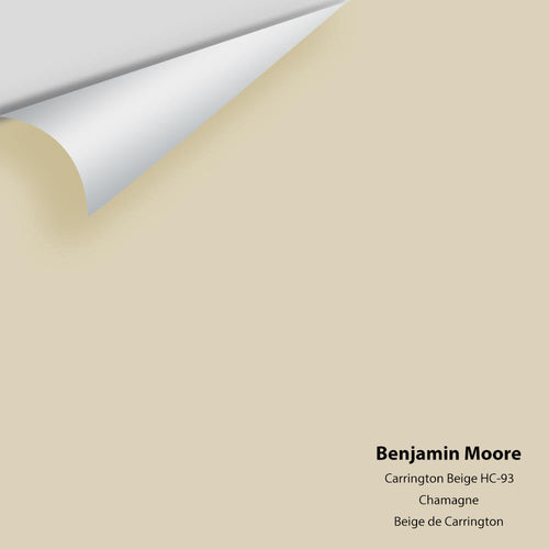 Benjamin Moore - Carrington Beige HC-93 Peel & Stick Color Sample