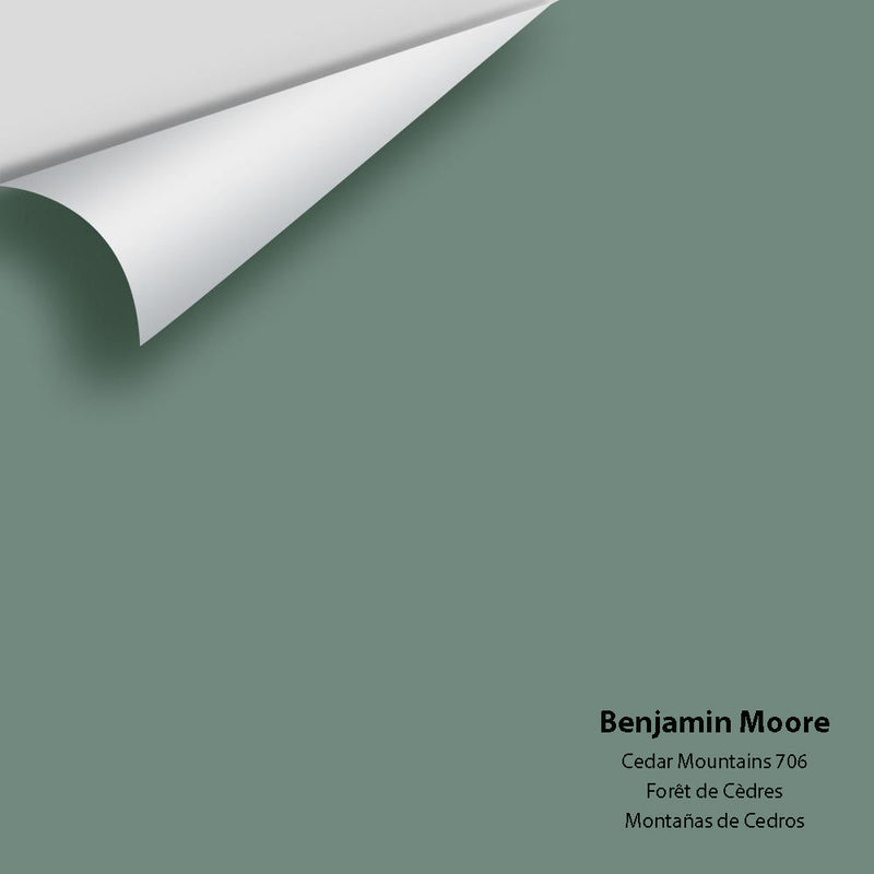 Benjamin Moore - Cedar Mountains 706 Peel & Stick Color Sample