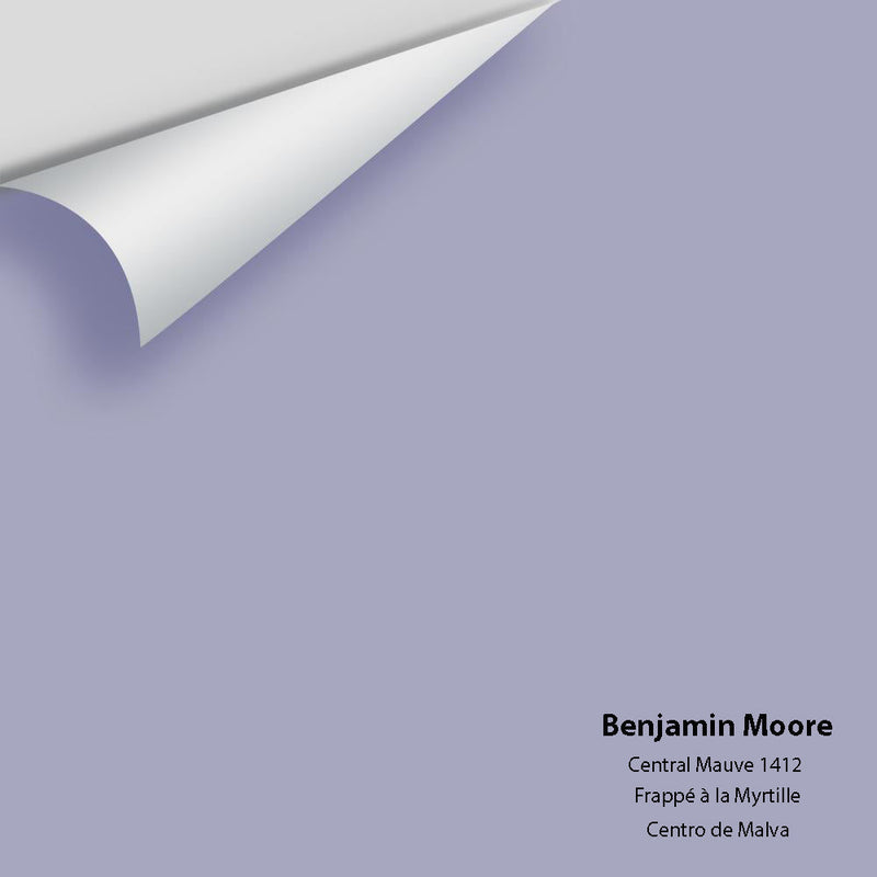 Benjamin Moore - Central Mauve 1412 Peel & Stick Color Sample