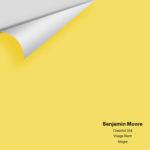 Benjamin Moore - Cheerful 354 Peel & Stick Color Sample