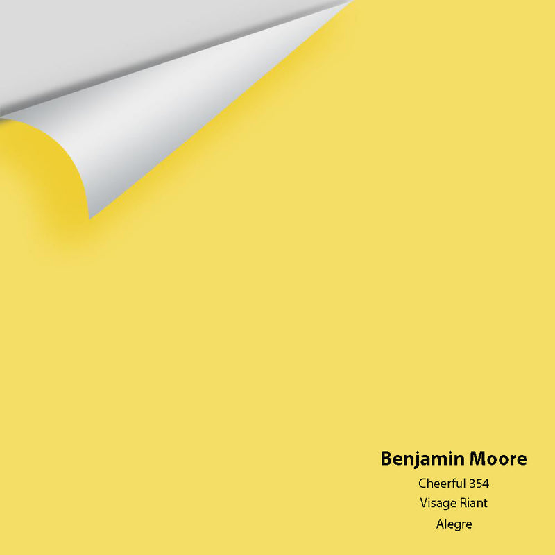 Benjamin Moore - Cheerful 354 Peel & Stick Color Sample