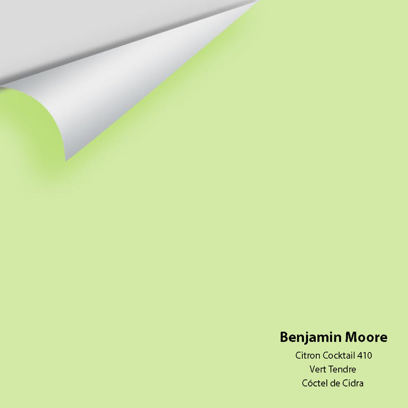 Benjamin Moore - Citron Cocktail 410 Peel & Stick Color Sample