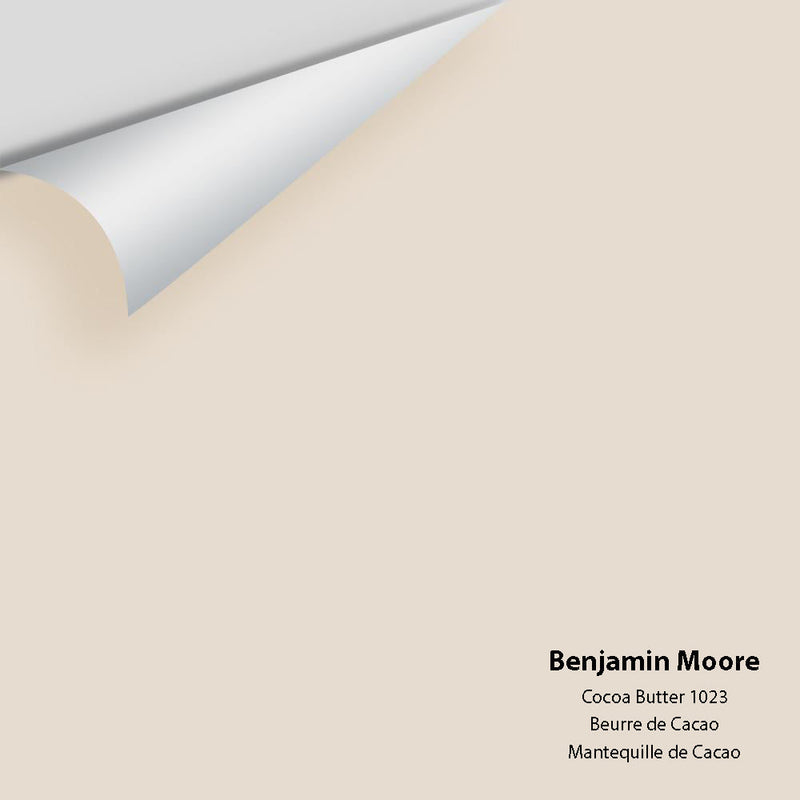 Benjamin Moore - Cocoa Butter 1023 Peel & Stick Color Sample