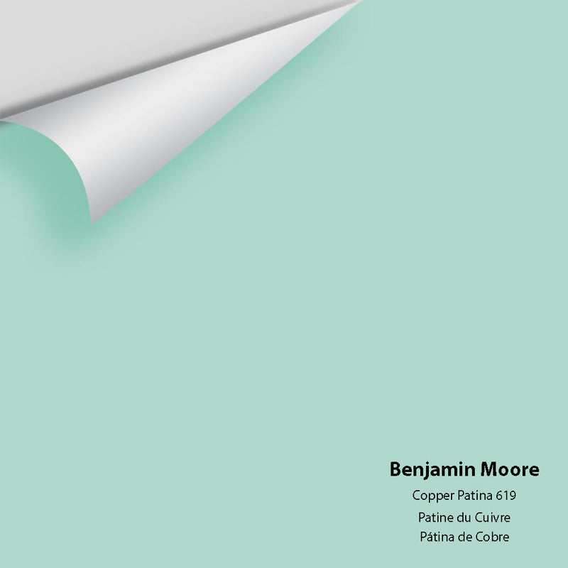 Benjamin Moore - Copper Patina 619 Peel & Stick Color Sample