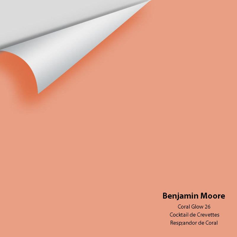 Benjamin Moore - Coral Glow 26 Peel & Stick Color Sample