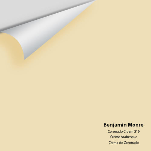 Benjamin Moore - Coronado Cream 219 Peel & Stick Color Sample