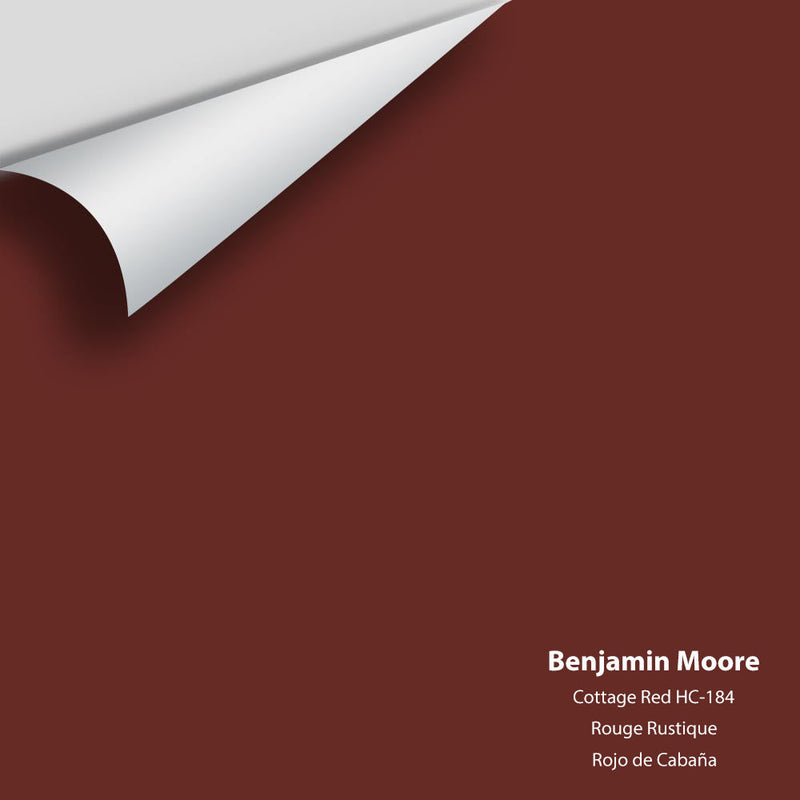 Benjamin Moore - Cottage Red HC-184 Peel & Stick Color Sample