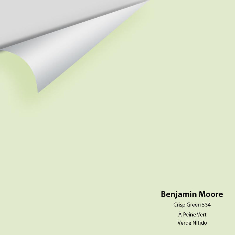 Benjamin Moore - Crisp Green 534 Peel & Stick Color Sample
