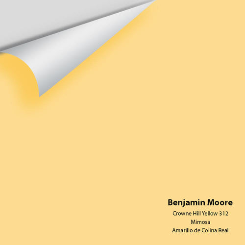 Benjamin Moore - Crowne Hill Yellow 312 Peel & Stick Color Sample