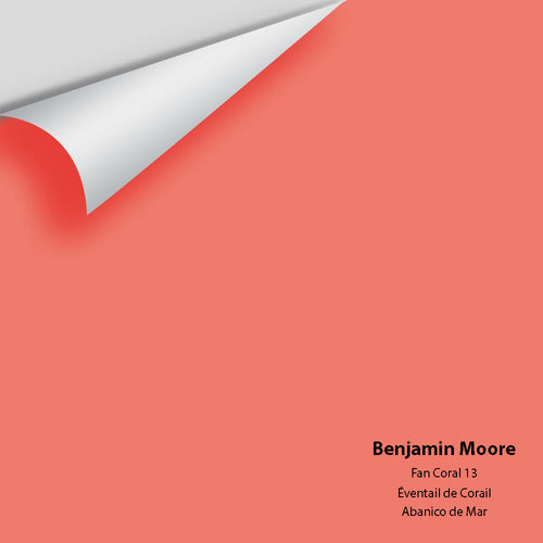Benjamin Moore - Fan Coral 13 Peel & Stick Color Sample