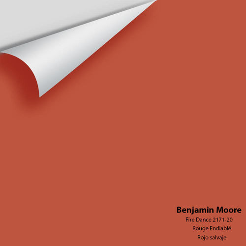 Benjamin Moore - Fire Dance 2171-20 Peel & Stick Color Sample