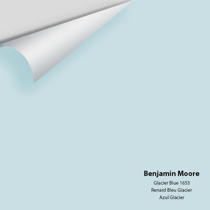 Benjamin Moore - Glacier Blue 1653 Peel & Stick Color Sample