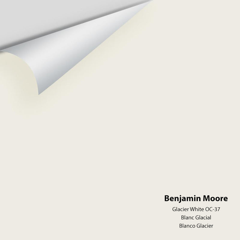 Benjamin Moore - Glacier White OC-37 Peel & Stick Color Sample