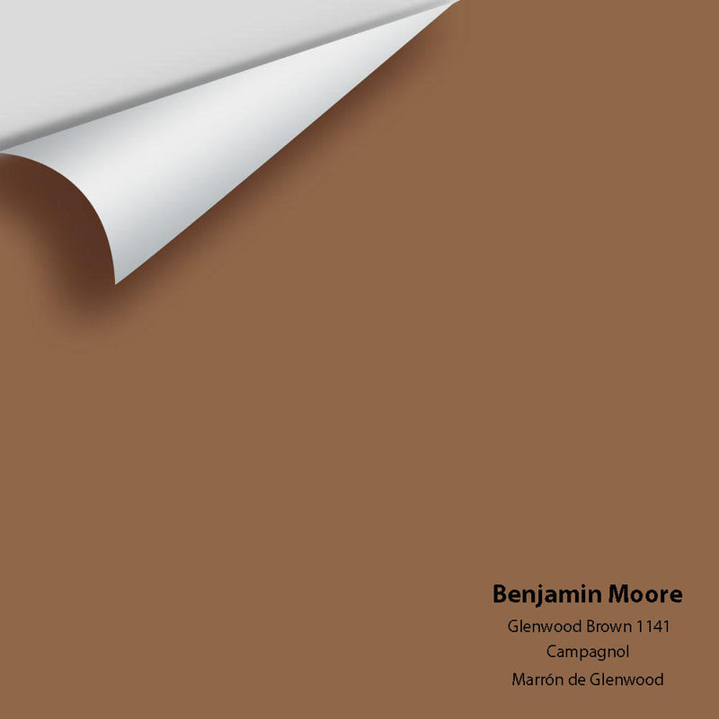 Benjamin Moore - Glenwood Brown 1141 Peel & Stick Color Sample