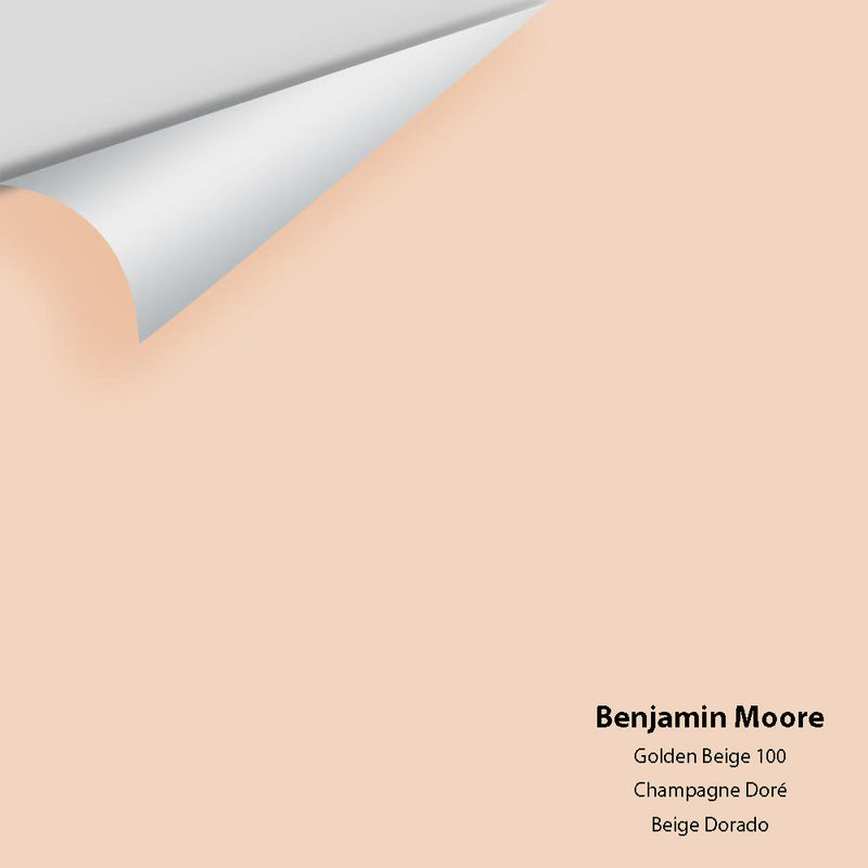Benjamin Moore - Golden Beige 100 Peel & Stick Color Sample