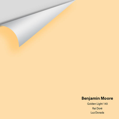 Benjamin Moore - Golden Light 143 Peel & Stick Color Sample