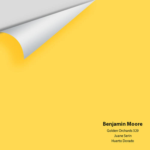 Benjamin Moore - Golden Orchards 329 Peel & Stick Color Sample