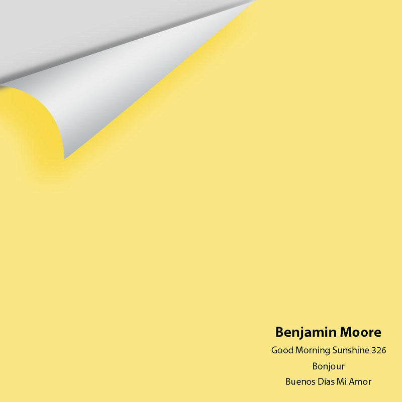 Benjamin Moore - Good Morning Sunshine 326 Peel & Stick Color Sample