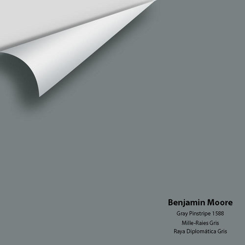Benjamin Moore - Gray Pinstripe 1588 Peel & Stick Color Sample