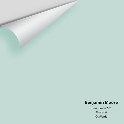 Benjamin Moore - Green Wave 681 Peel & Stick Color Sample