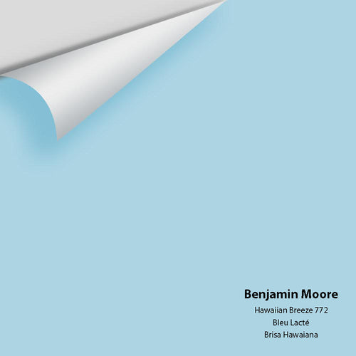 Benjamin Moore - Hawaiian Breeze 772 Peel & Stick Color Sample