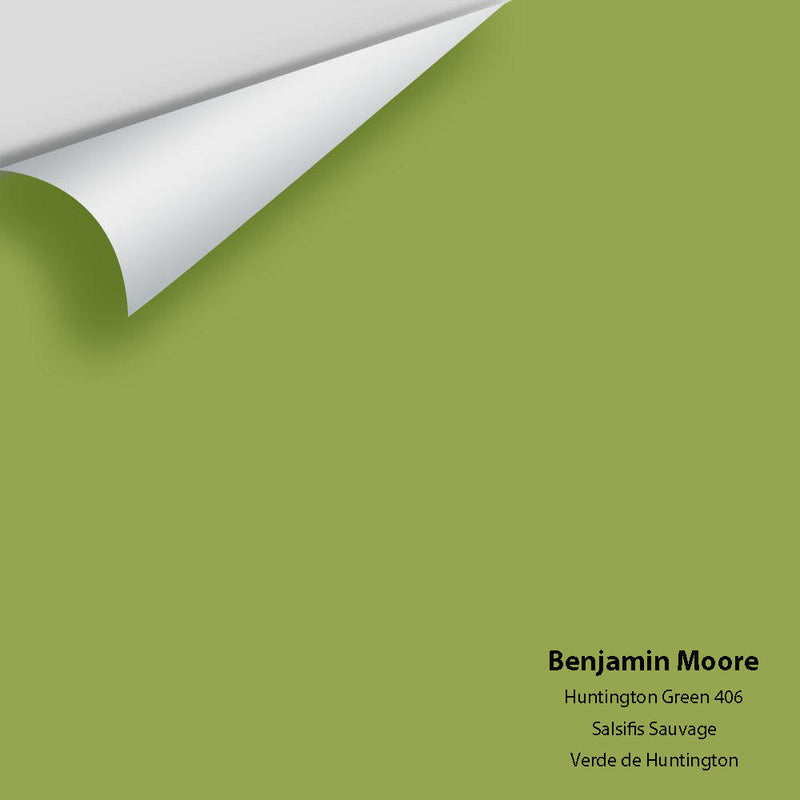 Benjamin Moore - Huntington Green 406 Peel & Stick Color Sample