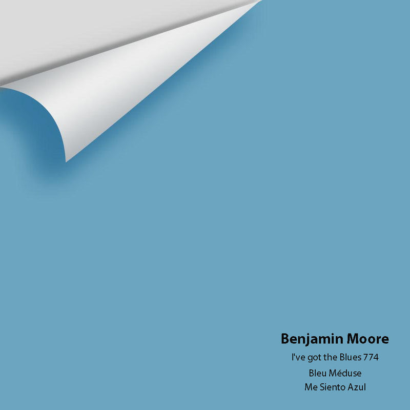Benjamin Moore - I'Ve Got The Blues 774 Peel & Stick Color Sample