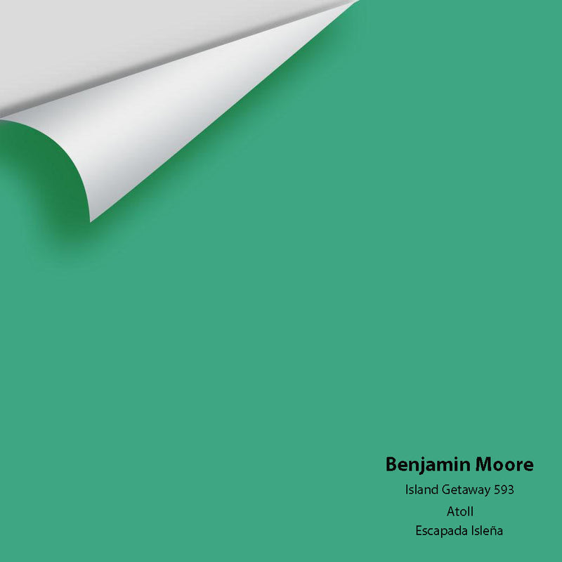 Benjamin Moore - Island Getaway 593 Peel & Stick Color Sample