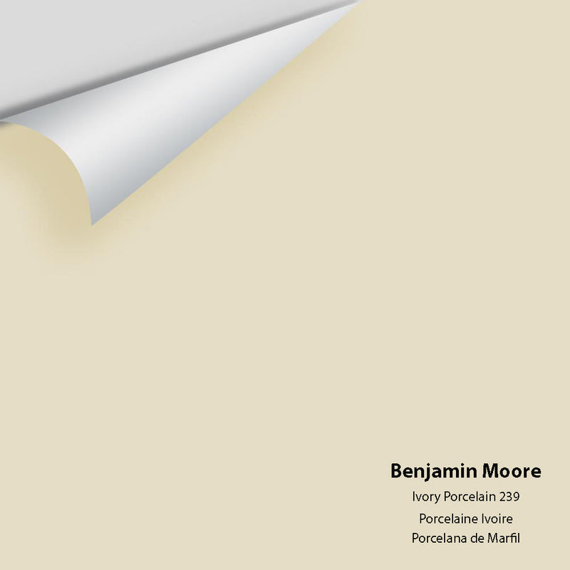Benjamin Moore - Ivory Porcelain 239 Peel & Stick Color Sample