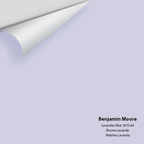 Benjamin Moore - Lavender Mist 2070-60 Peel & Stick Color Sample