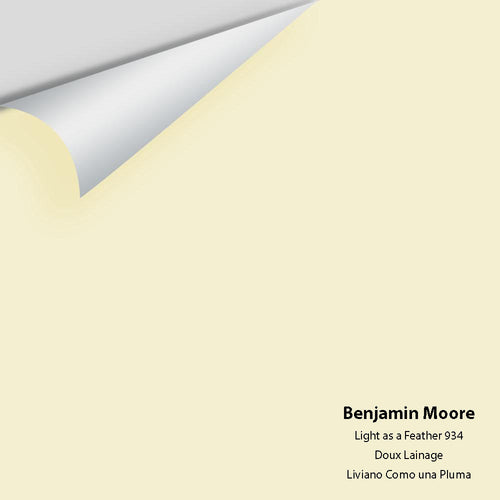 Benjamin Moore - Light As A Feather 934 Peel & Stick Color Sample