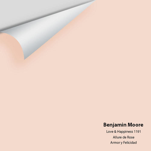 Benjamin Moore - Love & Happiness 1191 Peel & Stick Color Sample