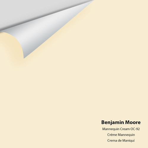 Benjamin Moore - Mannequin Cream 2152-60/OC-92 Peel & Stick Color Sample