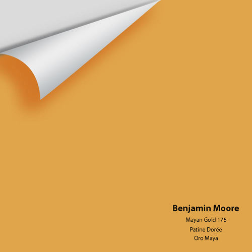 Benjamin Moore - Mayan Gold 175 Peel & Stick Color Sample