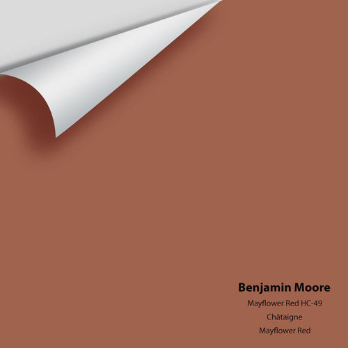 Benjamin Moore - Mayflower Red HC-49 Peel & Stick Color Sample