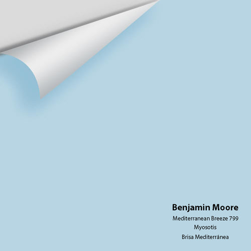 Benjamin Moore - Mediterranean Breeze 799 Peel & Stick Color Sample