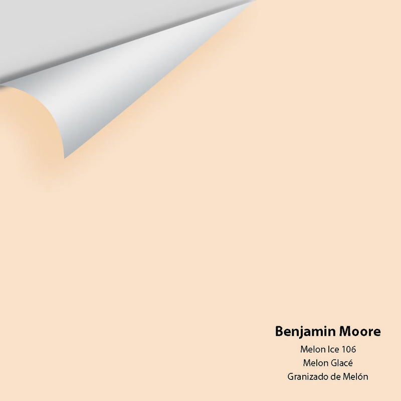 Benjamin Moore - Melon Ice 106 Peel & Stick Color Sample