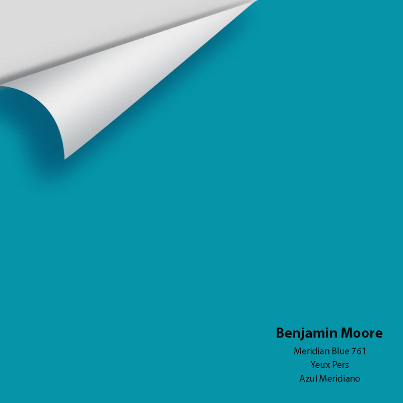Benjamin Moore - Meridian Blue 761 Peel & Stick Color Sample