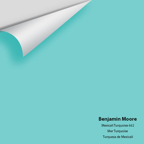 Benjamin Moore - Mexicali Turquoise 662 Peel & Stick Color Sample