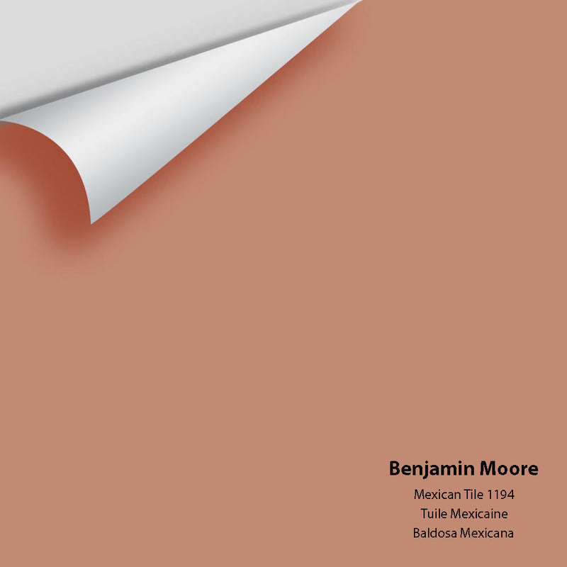 Benjamin Moore - Mexican Tile 1194 Peel & Stick Color Sample