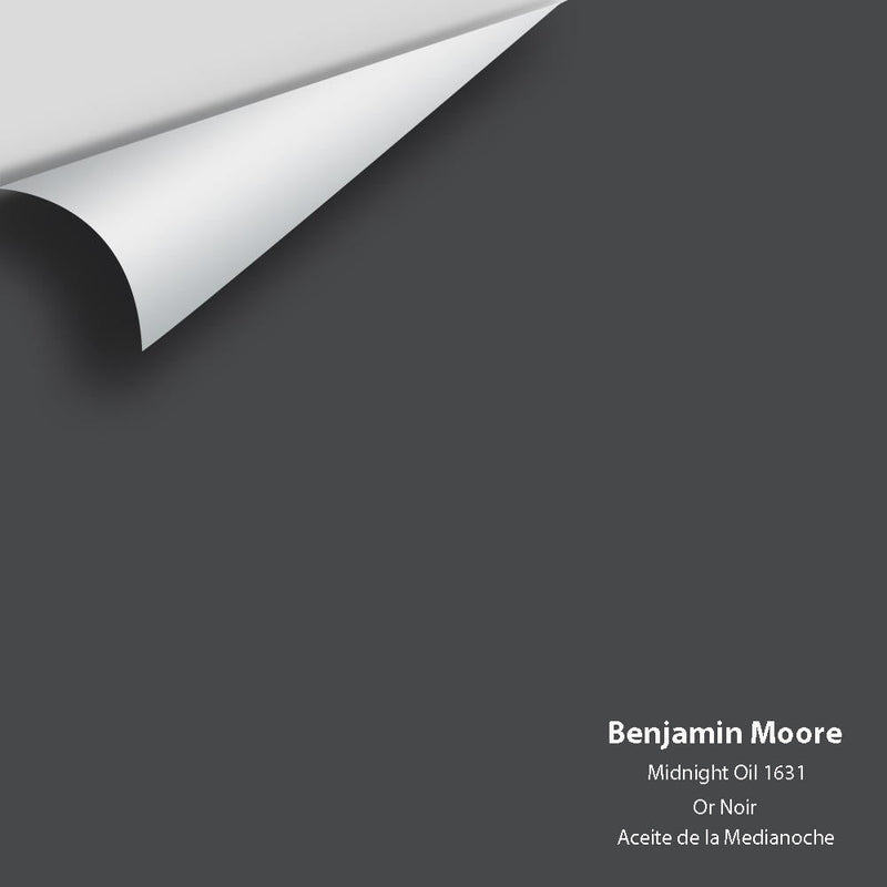 Benjamin Moore - Midnight Oil 1631 Peel & Stick Color Sample