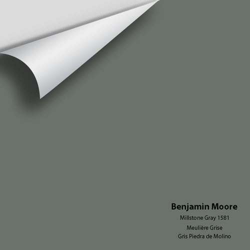 Benjamin Moore - Millstone Gray 1581 Peel & Stick Color Sample